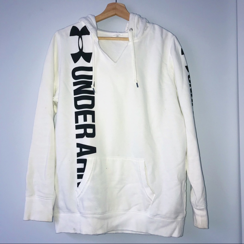 long UnderArmour v-neck hoodie